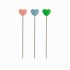 Epingles de marquage à bout rond coeur - Tulip (x9)