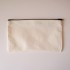 Pochette tissu zipée en toile 21x13 cm
