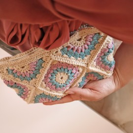 Kit Crochet Trousse Granny Bloom – Coffret Complet, Patron PDF