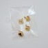 Lot de grelots dorés 12 mm x 4